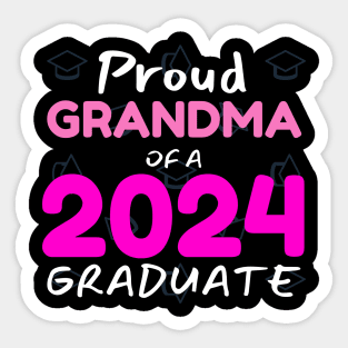 proud grandma of a graduate 2024 gift for grandma Sticker